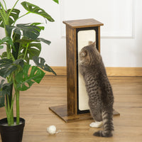 Wooden/ Elegant - Double Sided Scratch Post